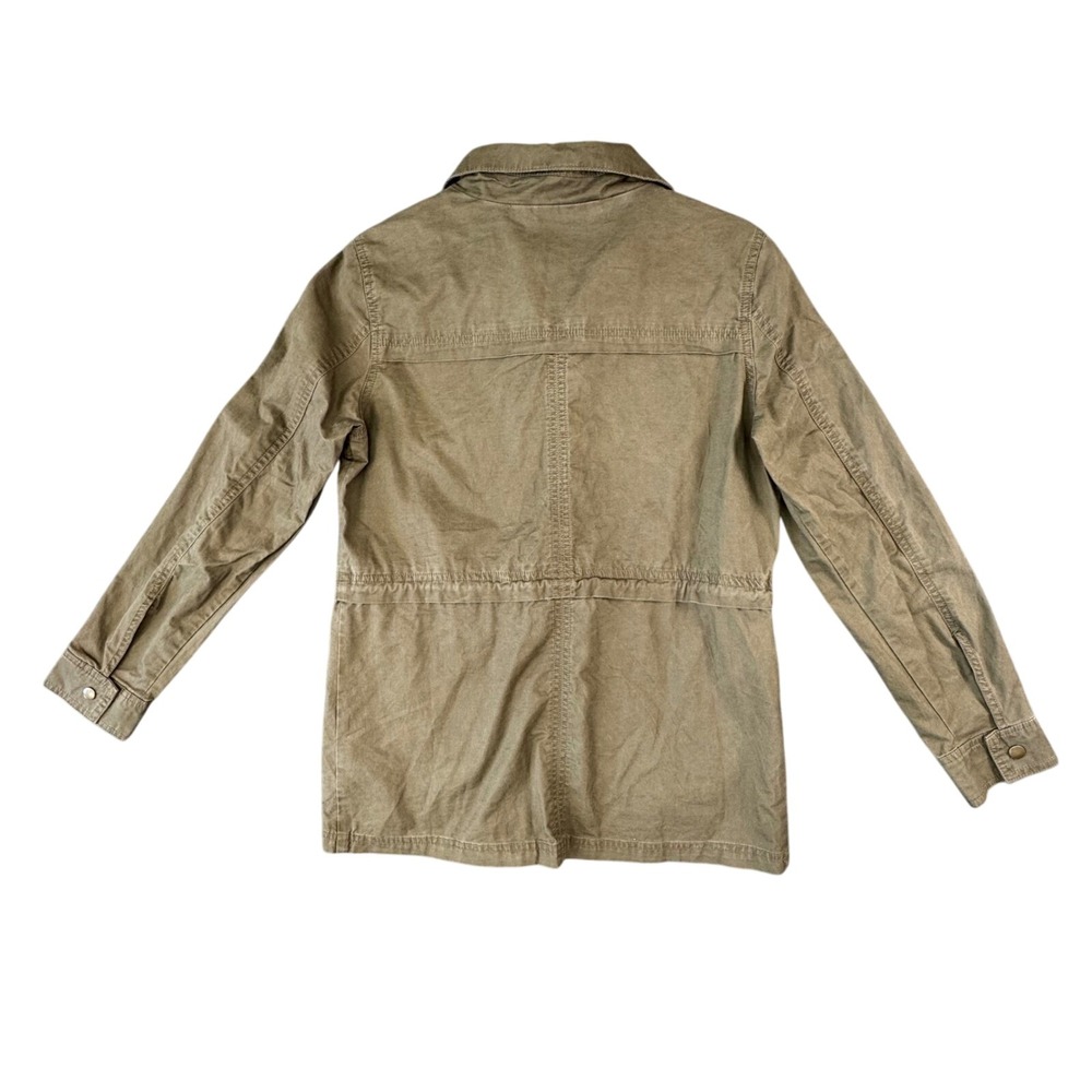 Per Se Womens M Olive Green Utility Field Jacket Military Safari‎ Core - Picture 4 of 10